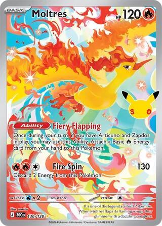 Moltres 130/128 30th Celebration