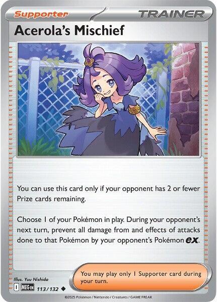 Acerola's Mischief 113/132 Mega Evolution