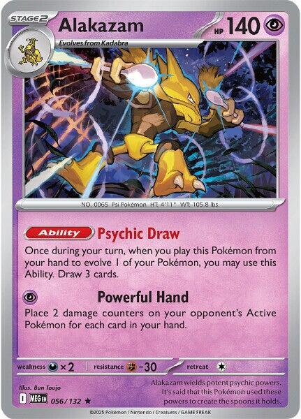 Alakazam 056/132 Mega Evolution