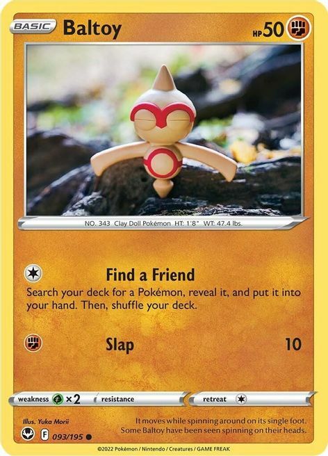 Baltoy 093/195 Silver Tempest