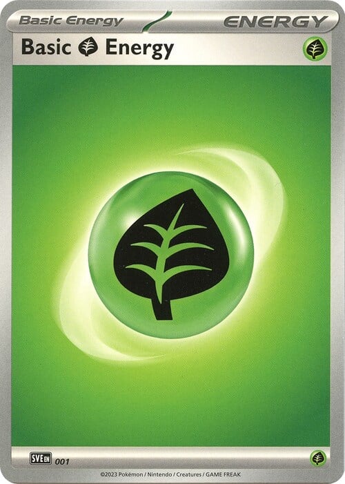 Basic Grass Energy 001/198 Scarlet & Violet