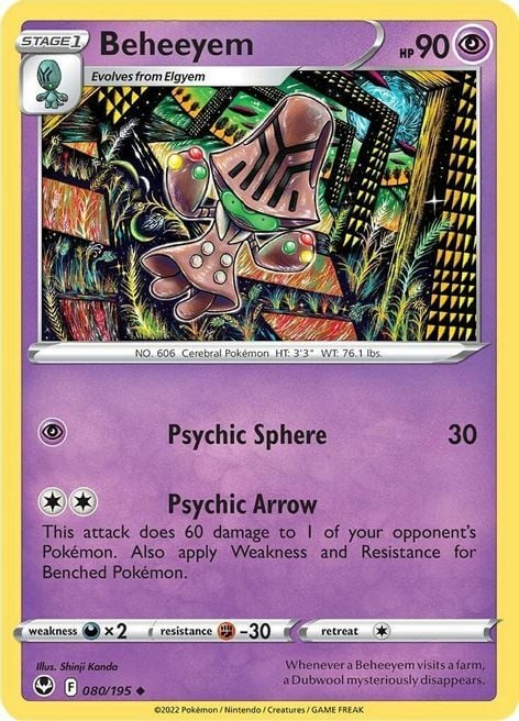 Beheeyem 080/195 Silver Tempest
