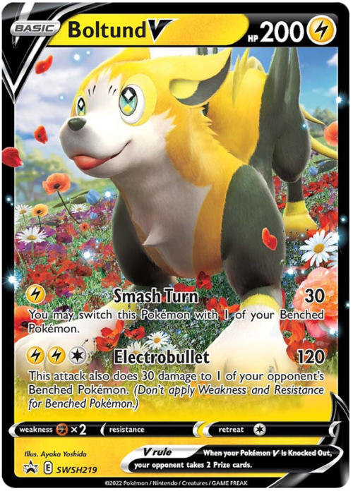 Boltund V 219 SWSH Black Star Promos