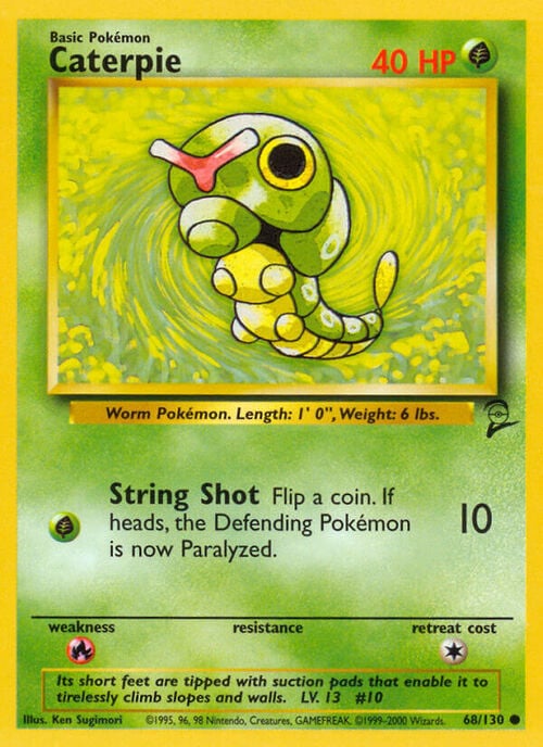 Caterpie 68/130 Base Set 2