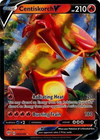Centiskorch V 033/189 Darkness Ablaze