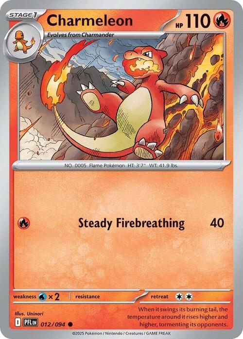 Charmeleon 012/094 Phantasmal Flames