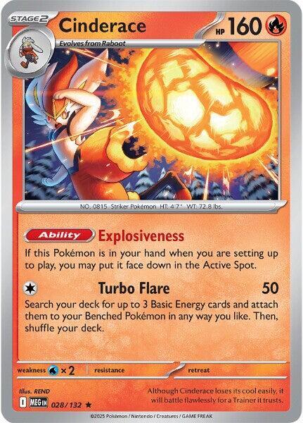 Cinderace 028/132 Mega Evolution