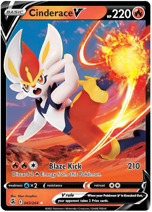 Cinderace V 043/264 Fusion Strike