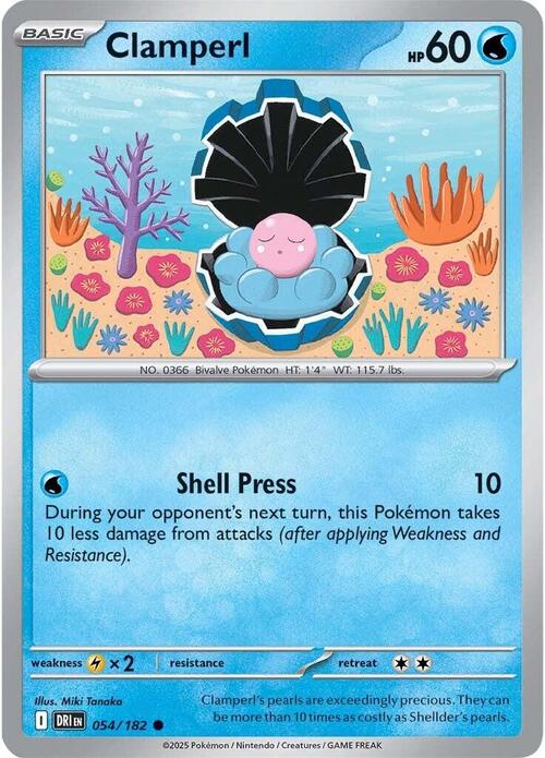 Clamperl 054/182 Destined Rivals