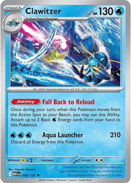 Clawitzer 038/132 Mega Evolution