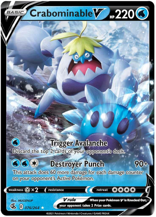 Crabominable V 076/264 Fusion Strike