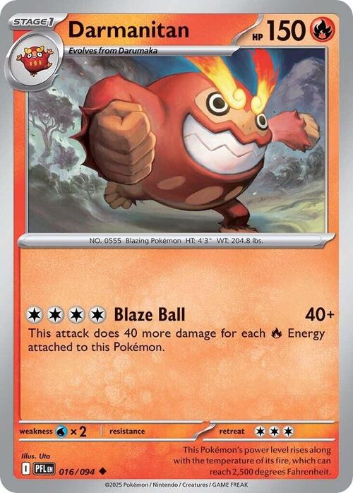 Darmanitan 016/094 Phantasmal Flames