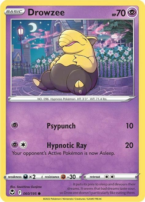Drowzee 060/195 Silver Tempest
