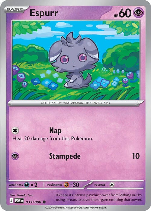 Espurr 033/088 Perfect Order