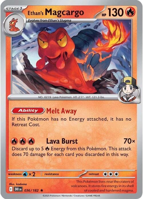 Ethan's Magcargo 036/182 Destined Rivals