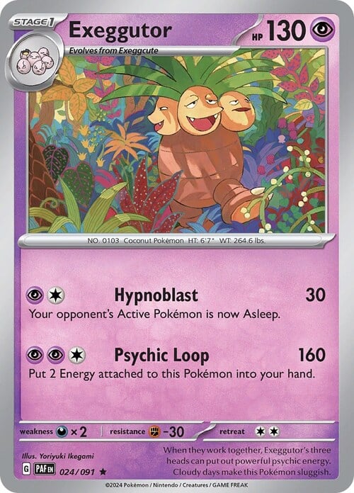 Exeggutor 024/091 Paldean Fates