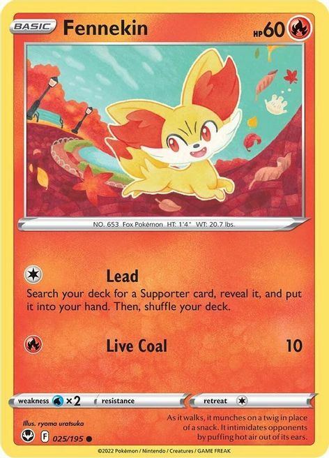 Fennekin 025/195 Silver Tempest