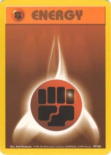 Fighting Energy 97/102 Base Set