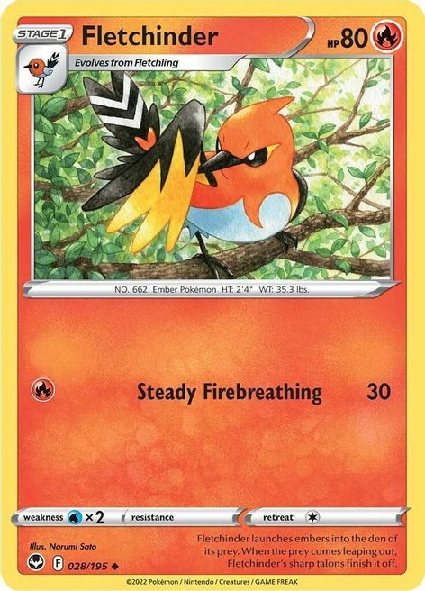 Fletchinder 028/195 Silver Tempest