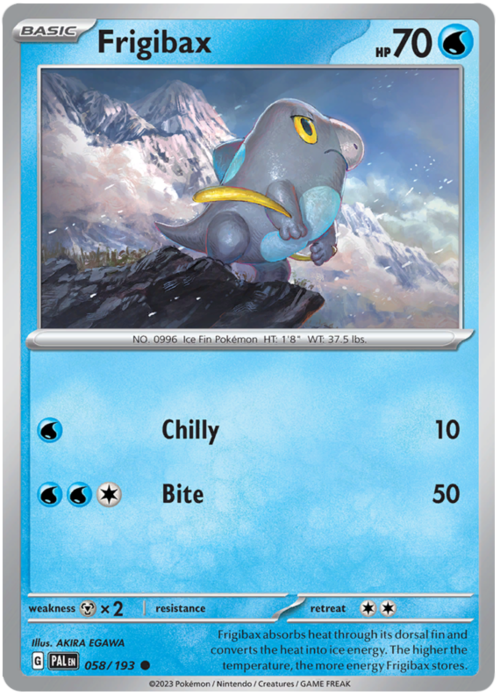 Frigibax 058/193 Paldea Evolved