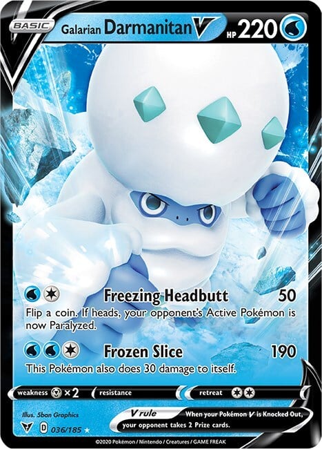 Galarian Darmanitan V 036/185 Vivid Voltage