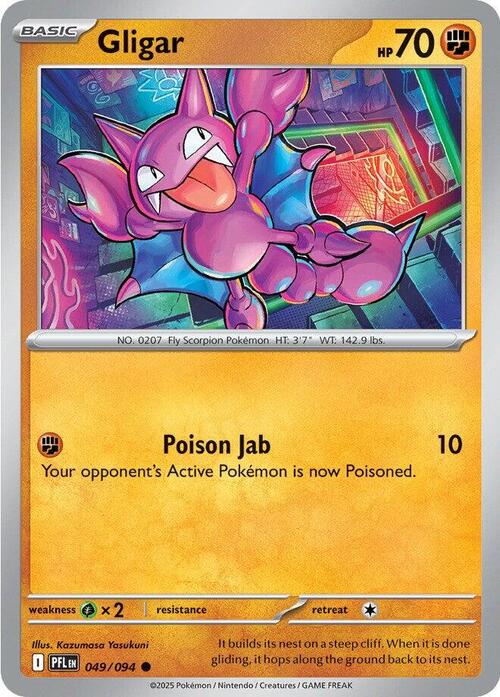 Gligar 049/094 Phantasmal Flames