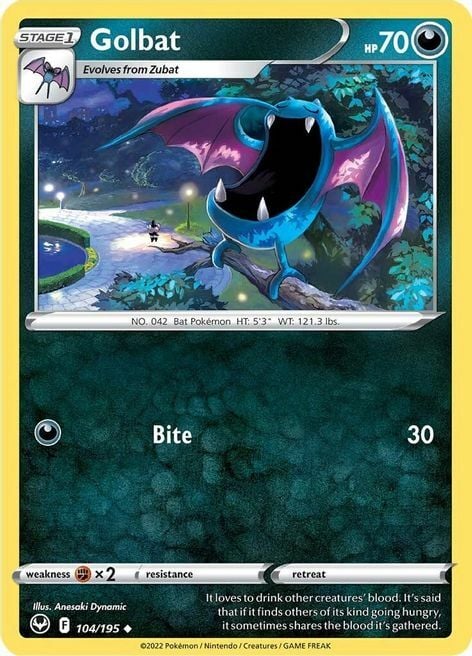 Golbat 104/195 Silver Tempest