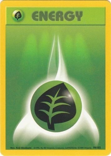 Grass Energy 99/102 Base Set