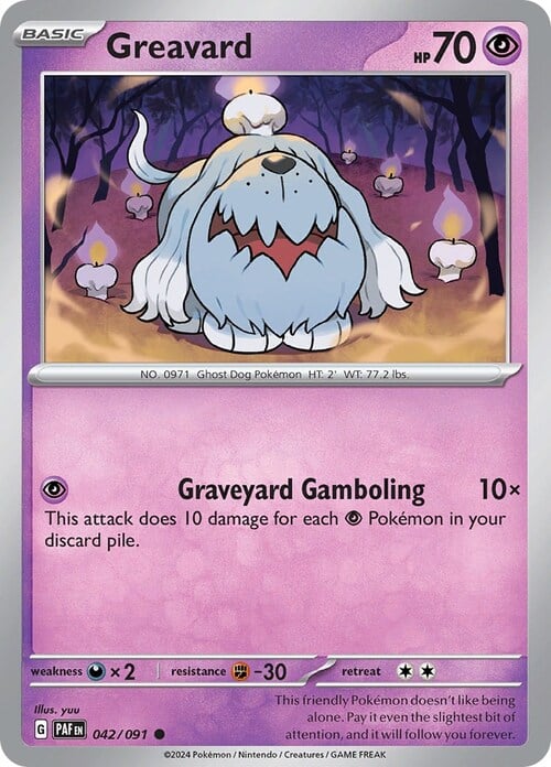 Greavard 042/091 Paldean Fates