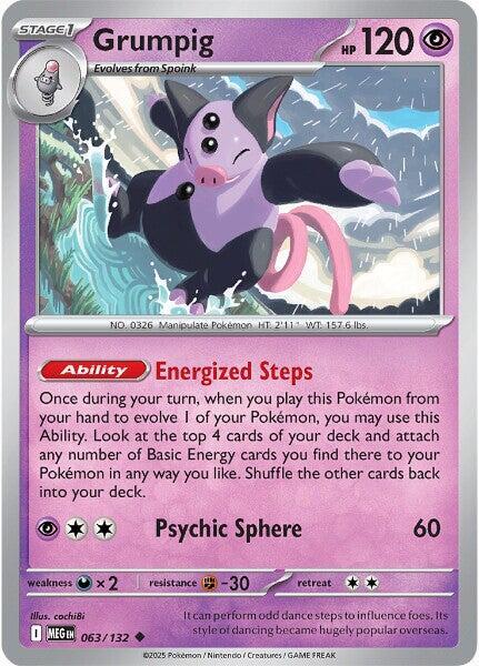 Grumpig 063/132 Mega Evolution