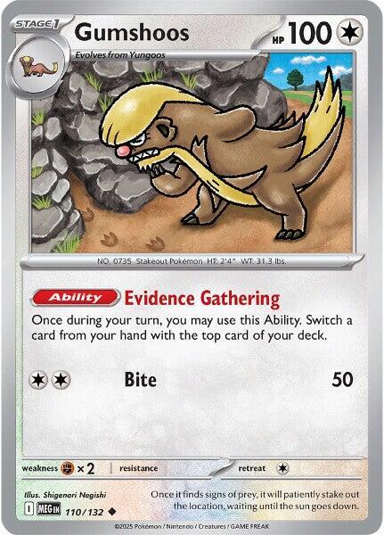 Gumshoos 110/132 Mega Evolution