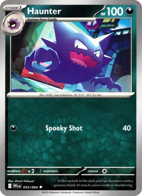 Haunter 055/094 Phantasmal Flames