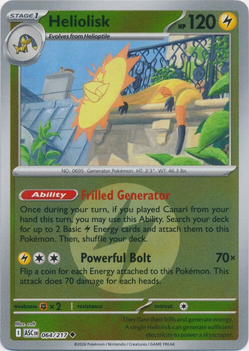 Heliolisk 064/217 Ascended Heroes - Energy Reverse Holo