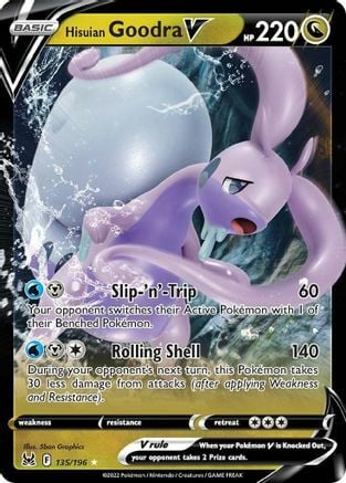 Hisuian Goodra V 135/196 Lost Origin