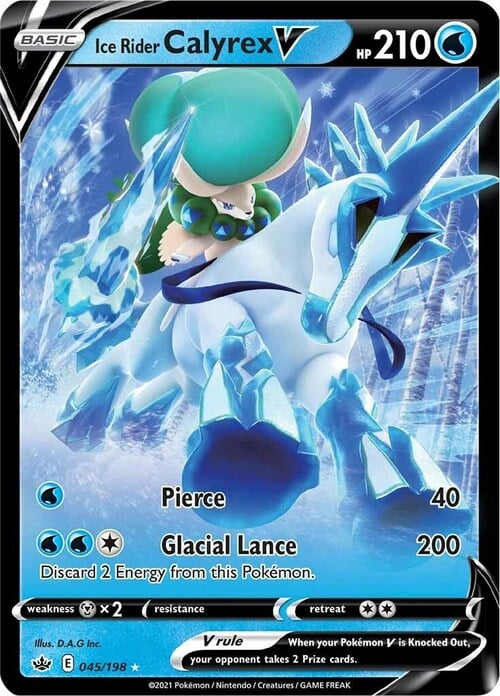 Ice Rider Calyrex V 045/198 Chilling Reign