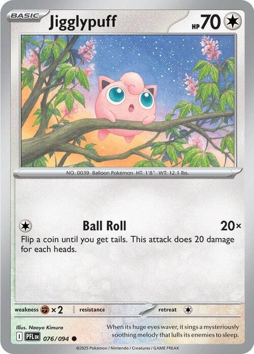 Jigglypuff 076/094 Phantasmal Flames