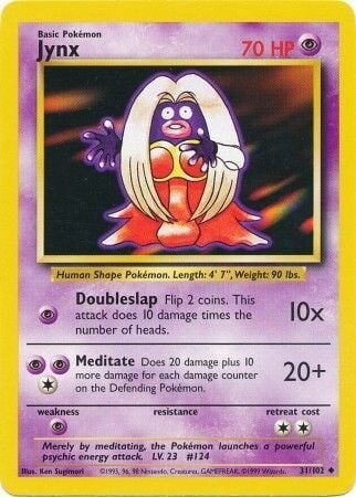 Jynx 31/102 Base Set