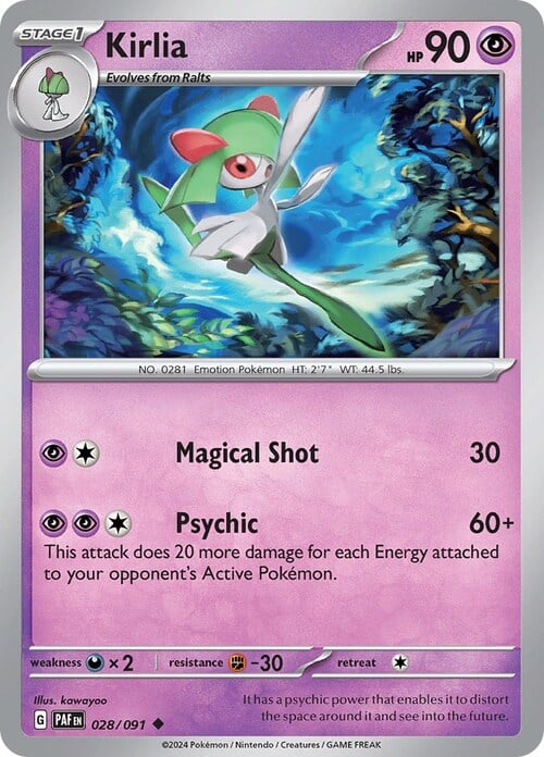 Kirlia 028/091 Paldean Fates
