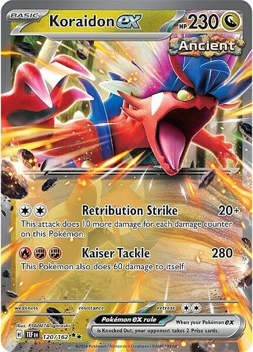 Koraidon ex 120/162 Temporal Forces