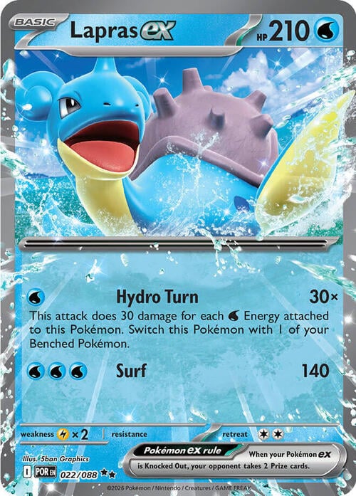 Lapras ex 022/088 Perfect Order