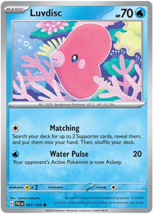 Luvdisc 047/193 Paldea Evolved