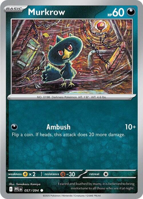 Murkrow 057/094 Phantasmal Flames
