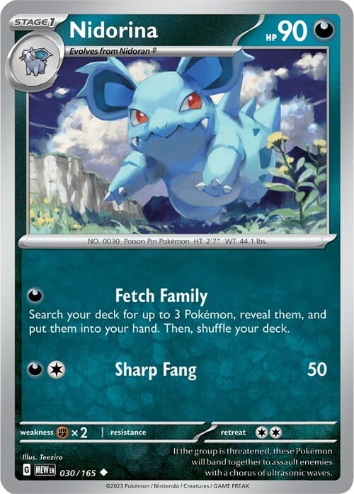 Nidorina 030/165 151