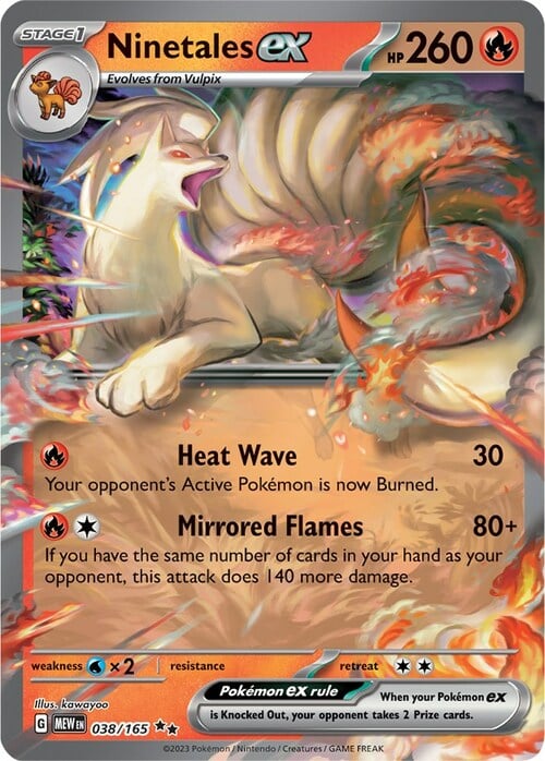 Ninetales ex 038/165 151