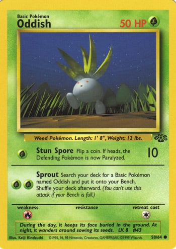 Oddish 58/64 Jungle