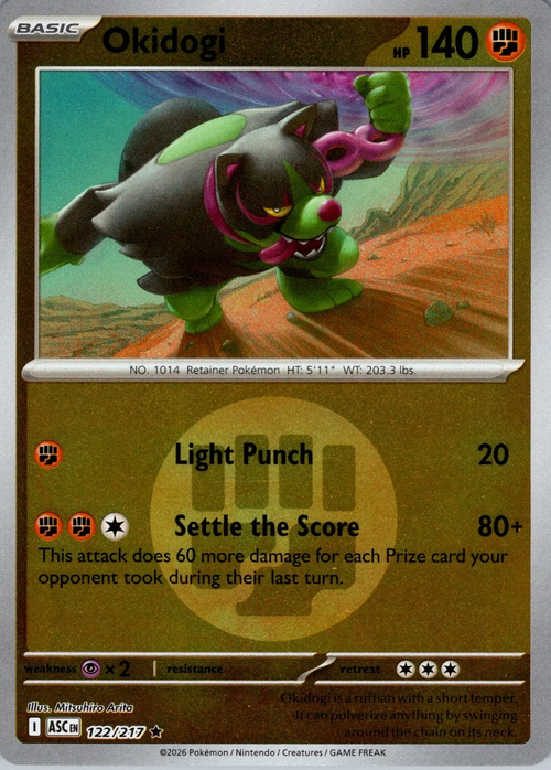 Okidogi 122/217 Ascended Heroes - Energy Reverse Holo