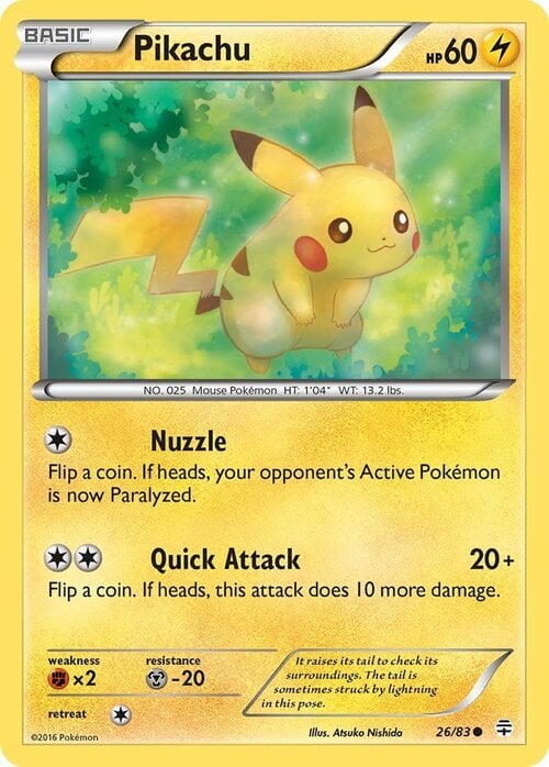 Pikachu 026/083 Generations