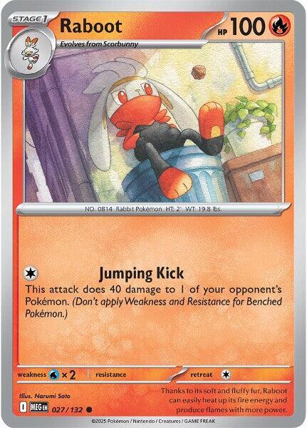 Raboot 027/132 Mega Evolution