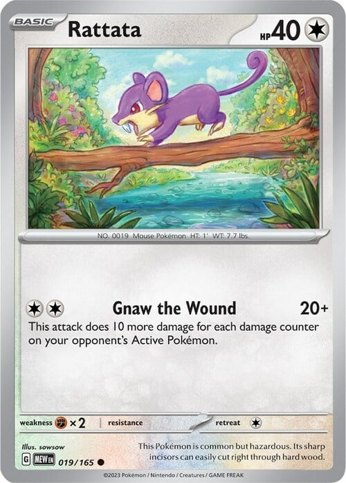 Rattata 019/165 151