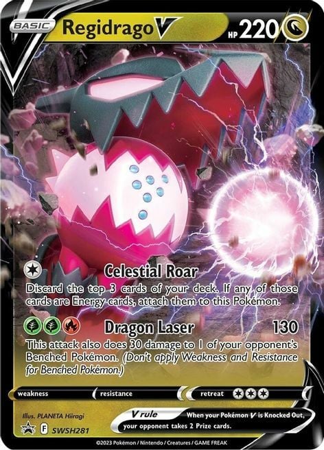 Regidrago V SWSH281 SWSH Black Star Promos